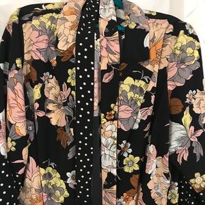 Winter Floral Maxi Jacket